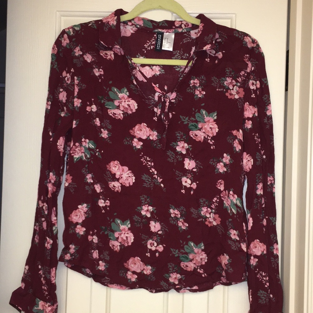 H&M floral blouse